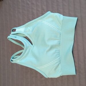 Gymshark Light Blue Ultra Seamless Sports Bra